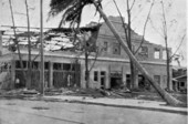 Building destroyed by the hurricane.