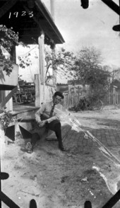 Vasco Turner at the Turner home.