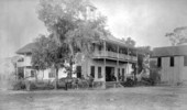 View of the Floral City Hotel - Lake Tsala Apopka, Florida.