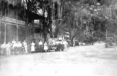 Group posed in front of the Majestic Hotel on Oxford Street - Wildwood, Florida.