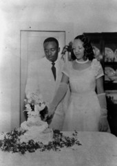 James and Jean Brewington on their wedding day - Tallahassee, Florida.