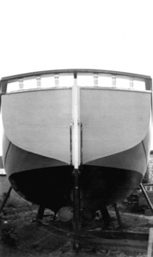 Fannie C. Angeli sponge boat under construction - Tarpon Springs, Florida