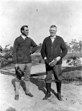 Mr. Ahern with a friend - Babson Park, Florida