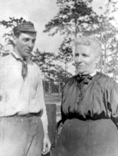 Clayton Yarnell with his grandmother - Babson Park, Florida