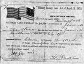 Land grant to James Madison Hawthorn - Alachua County, Florida