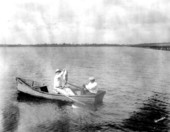 Two men fishing on Lake Harris - Lake County, Florida
