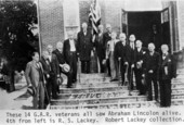 G.A.R. veterans assembled for a group portrait - Saint Cloud, Florida