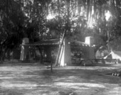 Pavilion, site of community center.