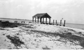 Shelter after the hurricane - Sanibel Island, Florida.