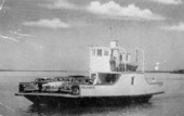 Ferry "Islander" carrying cars - Sanibel Island, Florida.