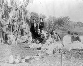 Effie Stone Rolfs and others at a picnic - Saint Petersburg, Florida .