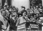 Rosalynn Carter campaigning in Tallahassee, 1976..