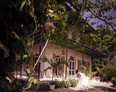 View of the Ernest Hemingway Home and Museum at 907 Whitehead Street - Key West, Florida