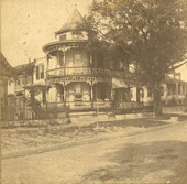House on the northwest corner of Liberty and Forsyth streets in Jacksonville, Florida.