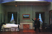 Dr. John Gorrie points to the first air conditioner :.
