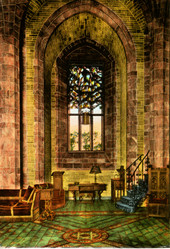 Magnificent interior of the Singing Tower at Mountain Lake Sanctuary in Lake Wales.