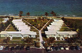 Helicopter view of the Surfside Motel Apartments.