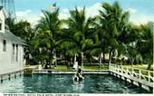 Swimming pool, Royal Palm Hotel - Fort Myers, Florida.