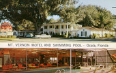Mt. Vernon Motel and swimming pool - Ocala, Florida.