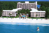 Aerial view of the Edgewater Beach Hotel in Naples.