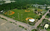 Aerial view of "Little Yankee Stadium" in Ft. Lauderdale.