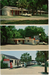 Spring Creek Lodge motel, restaurant and marina in Crawfordville.