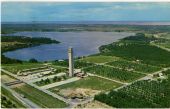 Aerial view overlooking Placid Tower at Lake Placid.