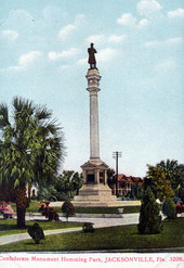 Confederate monument, Hemming Park- Jacksonville, Florida.