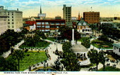 Hemming Park from Windsor Hotel- Jacksonville, Florida