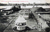 Looking down the mall, Dixieland Park- Jacksonville, Florida.