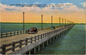 Gandy Bridge, 6 miles long, between Tampa and St. Petersburg, Florida.