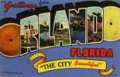 Greetings from Orlando, Florida - "The City Beautiful"
