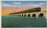 Long Key Viaduct, F.E.C. Ry. Over-Sea extension between the mainland of Florida and Key West.