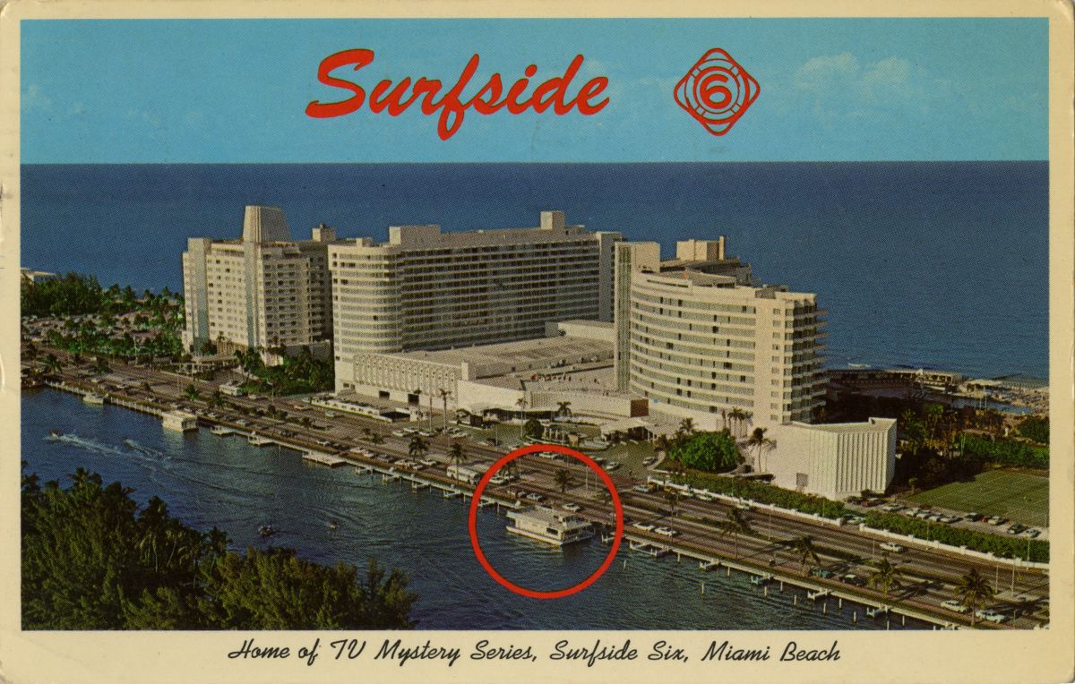 Home of TV Mystery Series, Surfside Six, Miami Beach.