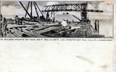 Building Knights Key dock, 300 feet wide and 600 feet long - Knights Key, Florida