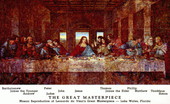 The great masterpiece - mosaic reproduction of Leonardo da Vinci's great masterpiece, Lake Wales, Florida