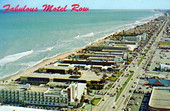 Fabulous motel row - Miami Beach, Florida.