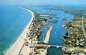 Aerial view of Nokomis Beach.