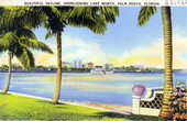 Beautiful skyline overlooking Lake Worth - Palm Beach, Florida