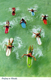 Surfing in Florida.