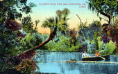 St. John's River view near Sanford - Florida.