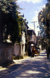 Romantic Aviles Street - Saint Augustine, Florida