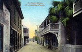 Saint George Street, Saint Augustine, Florida.