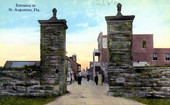 Entrance to Saint Augustine, Florida