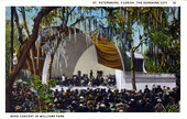 Band concert in Williams Park - Saint Petersburg, Florida.