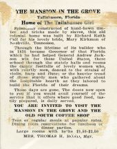Description of the Grove Park Hotel on N. Adams St. in Tallahassee.