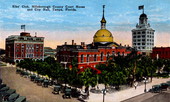 Elks Club, Hillsborough County courthouse and city hall - Tampa, Florida.