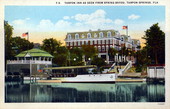 Tarpon Inn as seen from Spring Bayou - Tarpon Springs, Florida