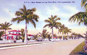 New Homes on Las Olas Blvd., Fort Lauderdale, Fla..
