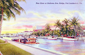 New River at Andrews Ave. Bridge, Fort Lauderdale, Fla..